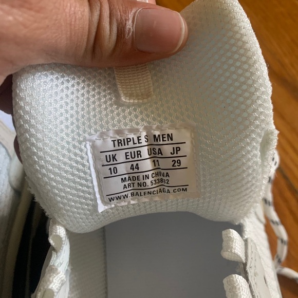 Deadstock, white/black/red Balenciaga’s size: 11 - Picture 8 of 8